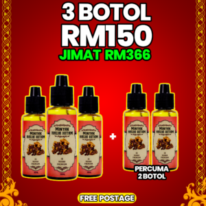 Set 3 Botol + Percuma 2 Botol
